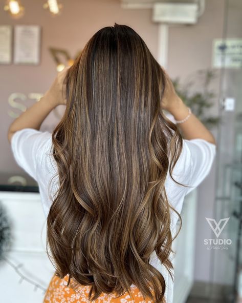 Sun Kissed Bronde Balayage, Sandy Brown Hair Color, Brunette Ideas, Sandy Brown Hair, Bleach Hair Color, Sunkissed Hair Brunette, Black Hair Balayage, Brown Hair Inspo, Hair Color Caramel