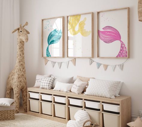 Girls mermaid bedroom