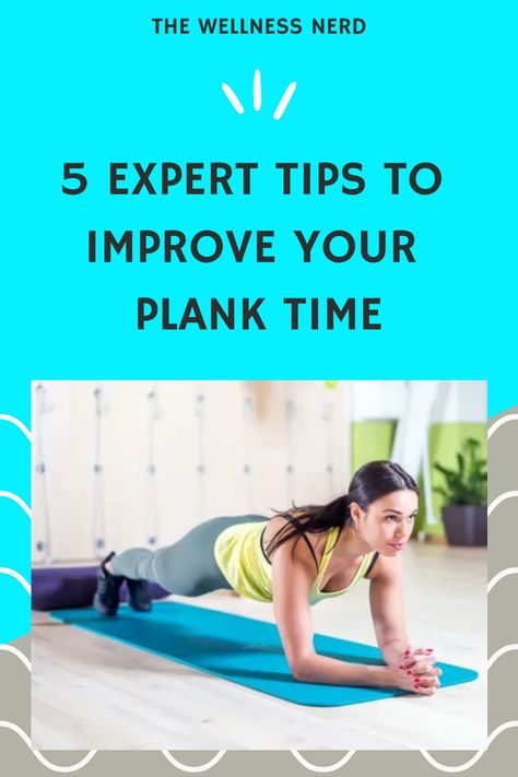 If you can't hold a plank for long because your back hurts, or your stomach muscles can't take the heat, our expert tips can help. Their five tiny tweaks slightly change the position of your body to maximise the benefits of the plank - and not the bad bits! Give it a try next time you're working on your abs and see if they improve your plank time. How To Hold A Plank Longer Tips, Types Of Planks, Squats And Lunges, Stomach Muscles, Pilates Teacher, Toned Tummy, Back Hurts, Swimming Tips, Fitness Tips For Women