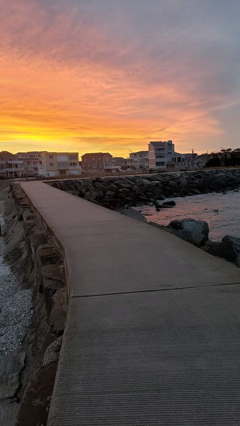 The North Wildwood SeaWall Wildwood New Jersey Aesthetic, Summer Aura, Northern Attitude, Beach Core, Wildwood Beach, Wildwood New Jersey, North Wildwood, Adventure Summer, American Wildlife