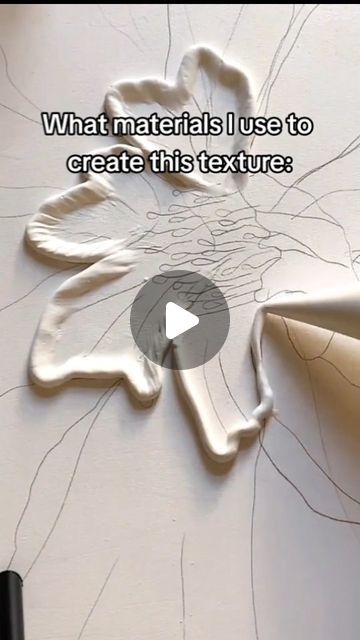 Paste For Textured Art, Materials For Textured Art, Texture Art Paste Recipe, Canvas Art Using Drywall Compound, How To Make 3d Painting, Modeling Clay Painting, Join Compound Art, Texture Art Material, Modeling Painting Art