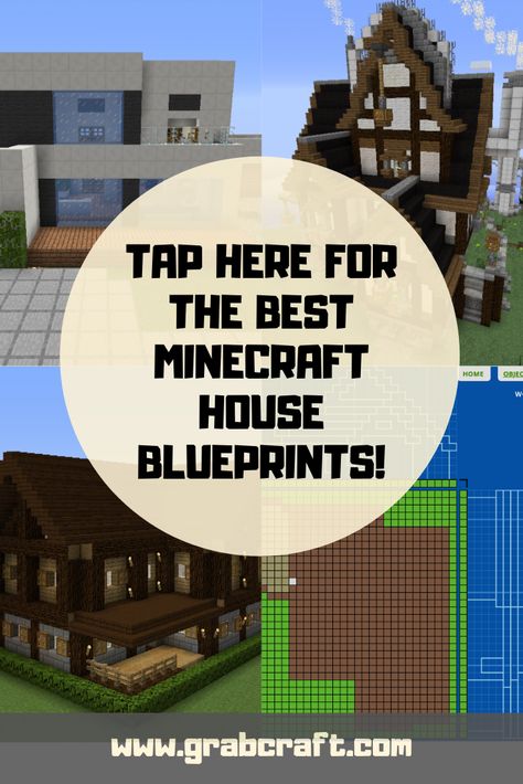 The best Minecraft house blueprints. From small survival houses to huge modern mansions, you’ll be amazed by what you could create in Minecraft. Let’s build together! Minecraft House Plans How To Build, Minecraft Houses Survival Blueprints, Blueprint Minecraft House, Minecraft Houses Building Ideas, Big Minecraft Houses Blueprints, Minecraft Mansion Blueprints Floor Plans, Minecraft Building Ideas House Blueprints Easy, Minecraft Builds Step By Step, Minecraft Blueprints House