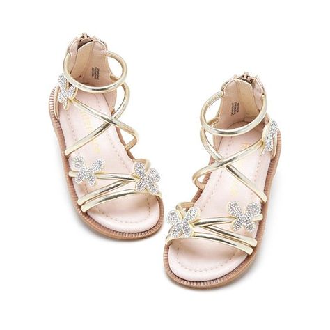 Sandals For Dress, Kids Summer Shoes, Comfortable Ballet Flats, Toddler Sandals Girl, Girl Sandals, Toddler Sandals, Embellished Shoes, Sandals Beach