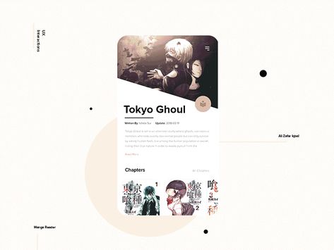 Ux Interactions - Manga Reader Manga Website Design, Ui App Design, Ali Zafar, Mobile Website Design, Data Visualization Design, Mobile Ui Design, Portfolio Web Design, App Design Inspiration, App Ui Design