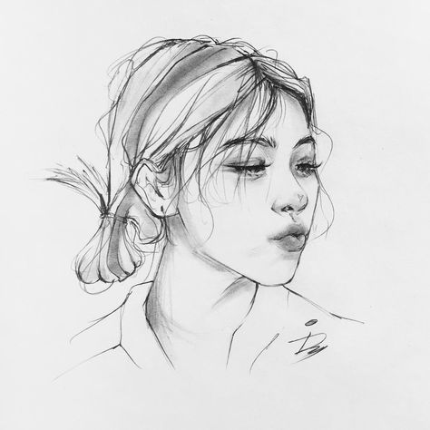 3,841 Likes, 33 Comments - ⋆ 𝐃𝐘⁣⁣ ⋆ (@dy.kwi) on Instagram: “45 minutes sketch (sorry.. я перезалила пост) #itzy #itzyjyp #itzyryujin #shinryujin #ryujin…” Kpop Art, Art Sketches Pencil, Kpop Drawings, School Art Projects, Pencil Art Drawings, Bts Drawings, Anime Drawings Tutorials, Art Inspiration Painting, Anime Drawings Boy