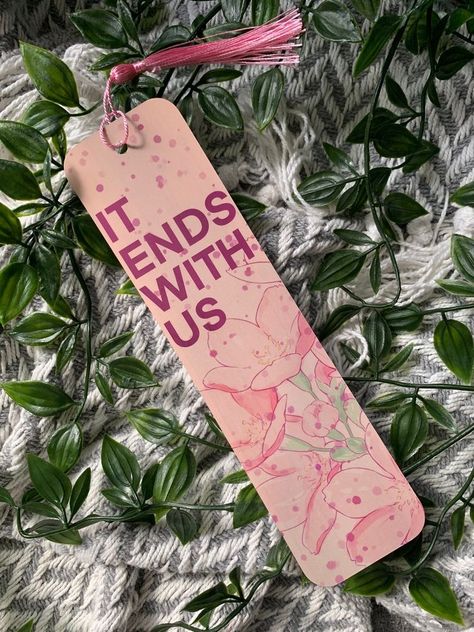 It Start With Us Bookmark, It Starts With Us Bookmark, It Ends With Us Drawing, It Starts With Us Colleen Hoover, Colleen Hoover Bookmarks, It Ends With Us Bookmark, It Ends With Us Fan Art, Coho Book, Ugly Love Book