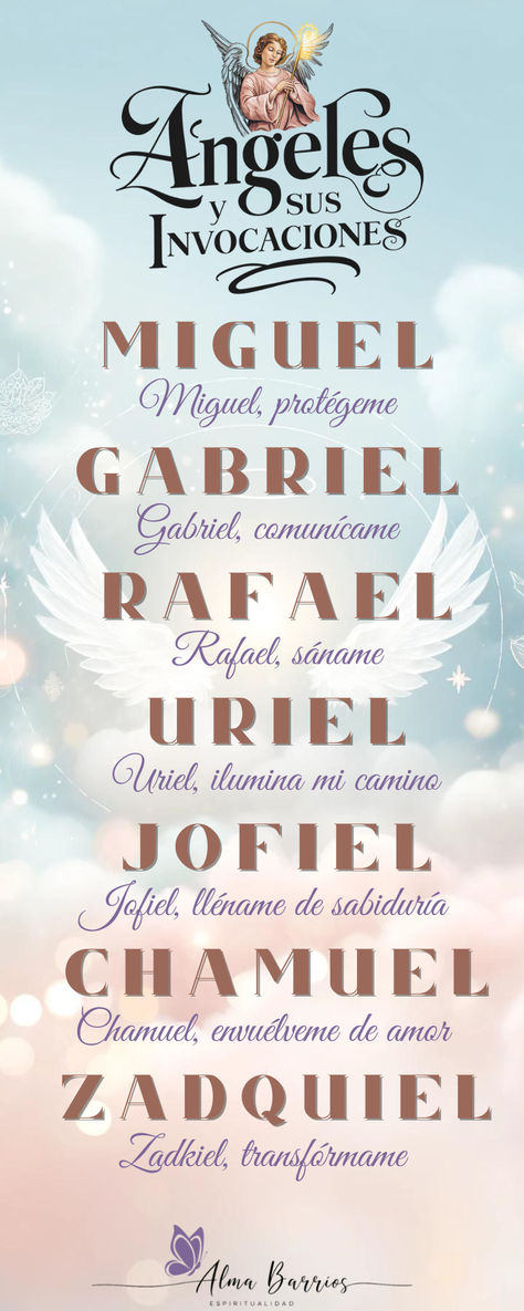 ¿Has invocado alguna vez a los arcángeles? ¿Qué experiencias has tenido? Déjame tu comentario, me encantaría saber tu opinión y compartir experiencias! God Answers Prayers, Archangel Prayers, Morning Prayer Quotes, Angel Guidance, Answered Prayers, Daily Positive Affirmations, Inspirational Prayers, Morning Prayers, Prayer Quotes