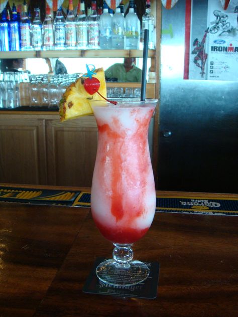 Lava Flow :: Kona, Hawaii Lava Flow Mocktail Recipe, Lava Flow Drink Recipe Hawaii, Lava Flow Drink, Mauna Loa Volcano, Kona Coffee Hawaii, Hawaii Family Vacation, Vacation Food, Vacation Meals, Kona Hawaii