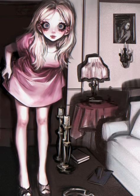 Creepy Cute Aesthetic, Arte Inspo, Scary Art, Creepy Art, Cute Art Styles, Creepy Cute, Sketchbook Art Inspiration, Art Inspiration Drawing, Funky Art