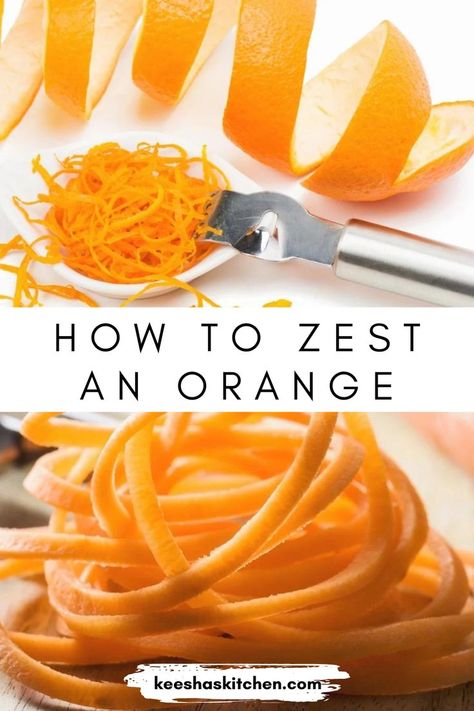 3 Effective Methods How to Zest an Orange How To Make Orange, Citrus Recipes, Marinate Meat, Ingredient Substitutions, Eat Dessert First, Orange Zest, Citrus Fruit, Eat Dessert, Meals For One