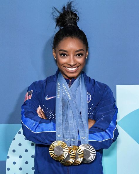 Simone Biles | more than my wildest dreams 🥹 | Instagram Simone Biles Instagram, Gymnastics World, Olympic Village, Olympic Gymnastics, Olympic Medals, Simone Biles, Wildest Dreams, Jeremy Renner, Badass Women