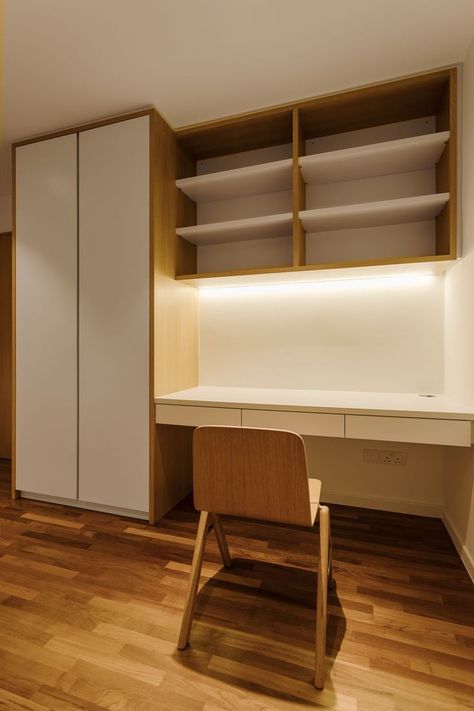 Inbuilt Study Desk, Cupboard Desk Study Nook, Study Nook With Storage, Dresser With Desk Attached, Integrated Desk Wardrobe, Desk And Cupboard Combo, Study Table Design With Wardrobe, Wardrobe With Computer Desk, Inbuilt Desk In Bedroom