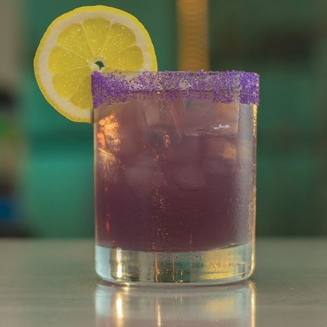 The Purple Rain Cocktail - Tipsy Bartender Purple Rain Drink, Purple Rain Cocktail, Rain Cocktail, Popular Mixed Drinks, Vodka Mixers, Candy Shots, Purple Drink, Vodka Blue, Purple Cocktails