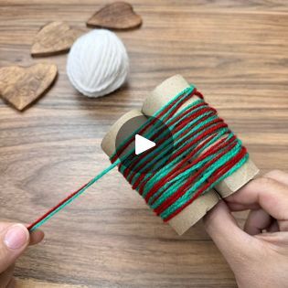 101K views · 613 reactions | Brilliant idea with toilet paper roll and yarns 💚❤️ so easy and cheap | Brilliant idea with toilet paper roll and yarns 💚❤️ so easy and cheap | By Hobby | Facebook Craft Out Of Toilet Paper Rolls, Things To Make With Toilet Rolls, Ideas For Toilet Paper Rolls, Christmas Ornaments Made From Toilet Paper Rolls, Gnomes Made From Toilet Paper Rolls, Toilet Paper Roll Projects, Toilet Paper Roll Angel, Yarn Hats With Toilet Paper Rolls, Things To Do With Toilet Paper Rolls