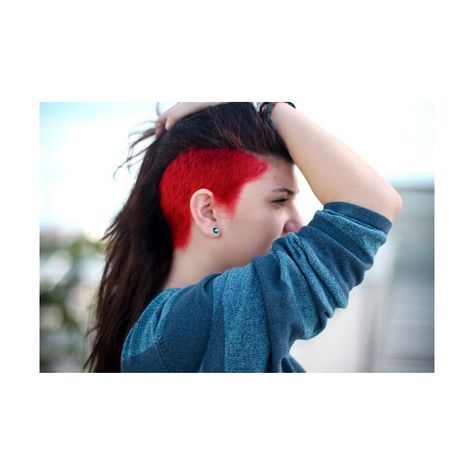 0 Dyed Undercut, Gothic Hairstyles, Tumblr Hair, Let Your Hair Down, Undercut Hairstyles, Hair Stuff, Shaved Hair, Hair Envy, Cool Hair Color