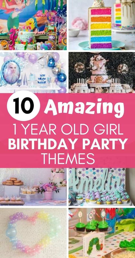 10 Amazing 1 Year Old Girl Birthday Party Themes (2020) One Year Old Party Themes Girl, One Year Old Bday Themes, Girl 1 Year Birthday Party Theme, One Year Old Baby Girl Birthday Themes, One Year Girl Birthday Themes, One Year Old Birthday Party Girl Theme, 1 Year Birthday Party Ideas Girl, One Year Old Girl Birthday Theme, One Year Old Birthday Party Girl