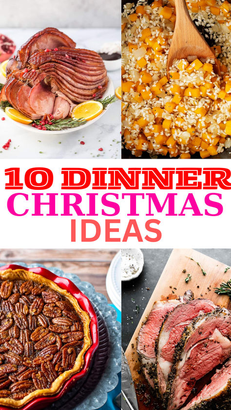 dinner recipes christmas ideas Ideas For Christmas Party, Cafe Items, Best Christmas Dinner Recipes, Christmas Menus, Birthday Dinner Menu, Hosting Christmas Dinner, Christmas Dinner Recipes, Christmas Diner, Christmas Main Dishes