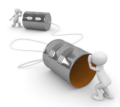 Illustration of two figures trying to communicate via a tin can telephone. Useful as an introduction to technology choices. Part of the “Old Tech” collection of images. Safety Talk, Safety Message, Communication Process, Communication Problems, Information Age, Internal Communications, School Technology, Forms Of Communication, Communication Tools