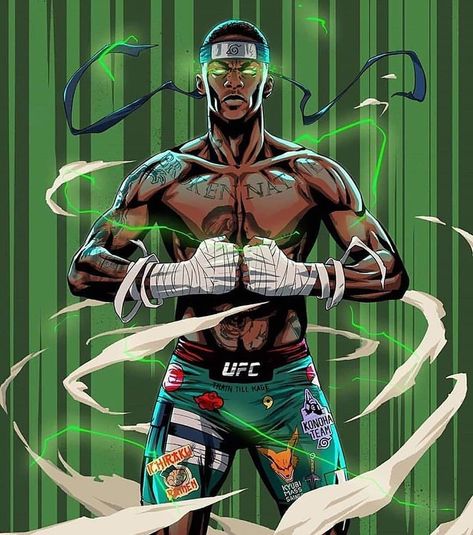 🌻 Afro Disney 🌻 on Instagram: “@stylebender asRock Lee - Art by: @rodrigo.lorenzo.art 🌹 follow - @afrodisney 🌹 - (Tag @stylebender) . . . . . . #blackcomics #blackculture…” Ufc Wallpaper, Art Fodder, Ufc Poster, Comic Naruto, Ufc Boxing, Boxing Posters, Afrique Art, Ufc Fighter, Black Comics