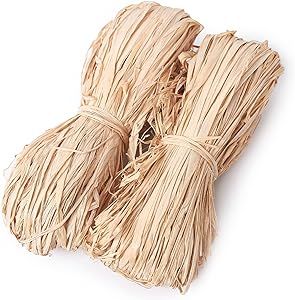 100g Natural Raffia Paper Ribbon, Raffia Ribbon Perfect for Crafts Weaving or Bouquets Decoration, Christmas Raffia Gift Wrap Ribbon Total 2 x 50g Raffia Ribbon, Gift Wrap Ribbon, Paper Ribbon, Fashion Toys, Decoration Christmas, Crafts Sewing, Amazon Art, Sewing Stores, Book Gifts