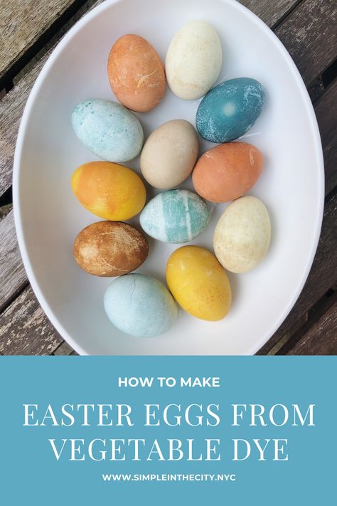 Beautiful Easter eggs colored from natural vegetable dye in a white oval bowl. Red Cabbage Egg Dye, Natural Egg Dye, Naturally Dyed Easter Eggs, Making Easter Eggs, Egg Dye, Easter Egg Dye, Food Dye, Coloring Eggs, Red Cabbage