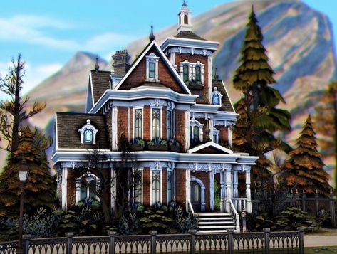 Vampire House Sims 4 Plan, Sims Halloween House, Sims 4 Vampire House Layout, Sims 4 Forgotten Hollow Build, Victorian Home Sims 4, Sims 4 Ravenwood House, Sims 4 Goth Family House, Sims 4 Victorian House Interior, Sims 4 Victorian House Floor Plans