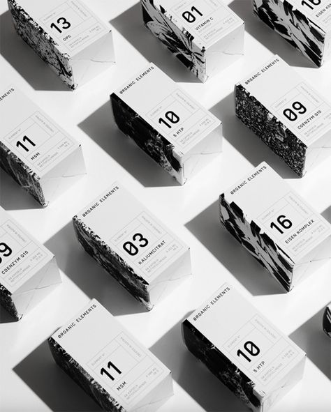 Element Table, Honey Packaging, Luxury Packaging Design, Organic Elements, 타이포그래피 포스터 디자인, Branding Design Packaging, Tea Brands, Monochrome Design, Motion Graphics Design