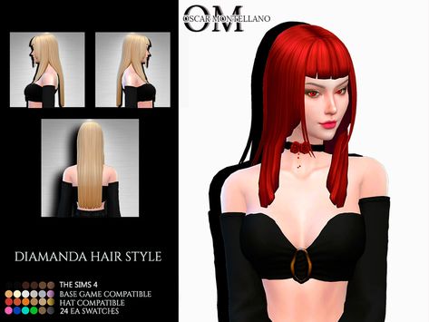 Sims 4 Micro Bangs Hair, Goth Hair Cc Sims 4, Sims 4 Goth Eyeliner, Emo Sims4 Cc, Fatal Frame Sims 4 Cc, Sims 4 Hair Streaks Cc, Micro Bangs Sims 4 Cc, Sims 4 Vampire Hair Cc, Sims 4 Cc Hair Micro Bangs