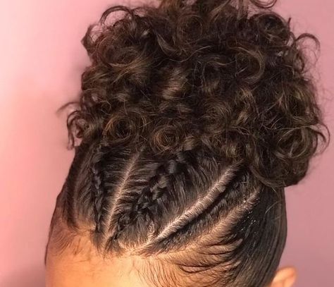 Mixed Curly Hair, Goddess Braids Hairstyles, Hair Twist Styles, Curly Hair Styles Easy, Hairdos For Curly Hair, Natural Curls Hairstyles, Natural Hair Styles Easy, Curly Hair Inspiration, Curly Girl Hairstyles