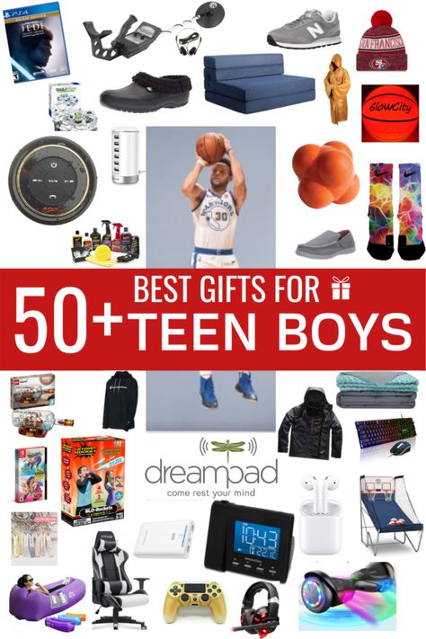 The 50 Best Gifts for Teen Boys This Holiday Season | From tech toys to stylish clothing, this list has 50 items the tween or teen boy in your life is sure to love this holiday season. Gifts for gamers, gifts for athletes, and more! 2022 Christmas Gifts For Boys, Gifts For 5th Grade Boys, Diy Teen Boy Gifts, Gifts For 6th Grade Boy, Best Gifts For Teen Boys 2022, Pre Teen Boys Christmas Gifts, Christmas List Teen Boy, Gifts For Preteen Boy, Pre Teen Boy Gift Ideas