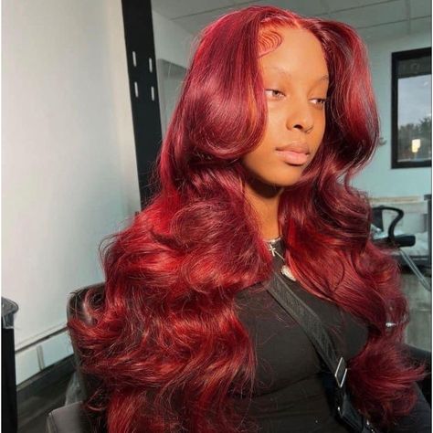 13*6, Burgundy, Human Hair Red Curly Wig, Red Weave Hairstyles, Burgundy Wig, Colorful Wig, Frontal Wig Hairstyles, Brazilian Hair Bundles, Hair Indian, Human Wigs, Red Wigs