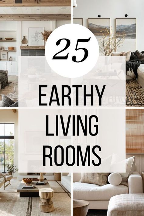 Dive into our collection of 25 earthy living rooms and discover how nature-inspired colors can transform your space. From greens and browns to soft beiges, these hues create a serene and harmonious atmosphere. House Design Asethic, West Coast Decor Interior Design, Farmhouse Modern Living Room Ideas, Colorful Earthy Aesthetic, Natural Light Living Room Ideas, Modern Farmhouse Neutral Living Room, Nature Home Decor Ideas, Living Room Design For Men, Living Room Color Scheme Ideas Farmhouse