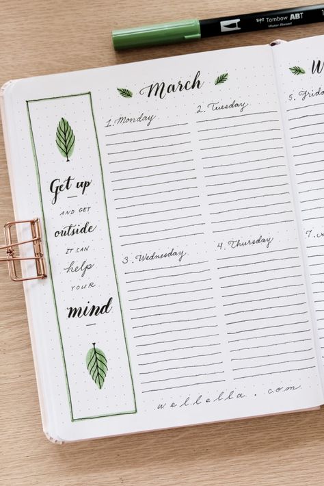 March Bujo Weekly Spread, Boulet Journal March, Bullet Journal Mars, March Weekly Spread, March Bullet Journal Ideas, Journaling Illustration, March Journal, March Bujo, Bujo 2023