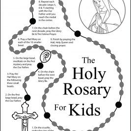 Free Printable Catholic Coloring Pages for Kids - The Catholic Kid Examination Of Conscience Catholic, Rosary For Kids, Rosary Prayer Guide, Catholic Coloring Pages, Catholic Kids Activities, Saying The Rosary, The Sign Of The Cross, Kids Church Activities, Pray The Rosary