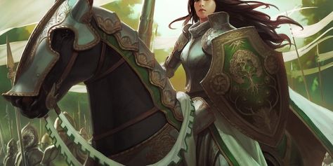 Knight Exemplar - MtG Art 5e Paladin, Ancients Paladin, Plate Armor, Mtg Art, Female Knight, Fantasy Images, Fantasy Warrior, Arte Fantasy, Dnd Characters