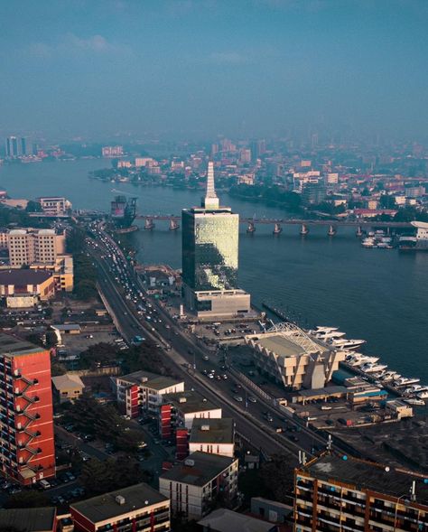 Sky view of Lagos, Nigeria Nigeria Aesthetic Culture, Lagos Nigeria Aesthetic Night, Lagos Nigeria Photography, Lagos Nigeria Aesthetic, Nigerian Aesthetic, Nigeria Aesthetic, Butterflies Species, Nigeria City, Nigeria Culture