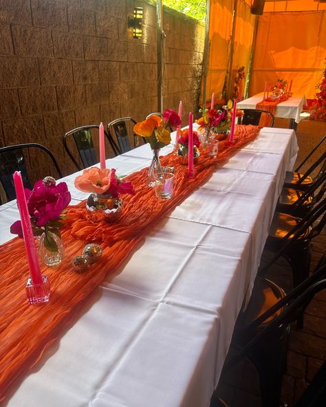 It was love at first Spritz 🥂🍾🍊 Over the weekend we showed our beautiful friend @melb015 👰🏻 We designed everything from the flower displays to the table setup, & centerpieces, the dessert displays and balloons with the backdrops of course! 🎈 We love the bright colors and how fun this set up was! Thank you for allowing us to bring your vision to life @melb015 💕💕 Book your bridal shower with us today! 💕 📸 @biacco_ Spritz Bridal Shower Theme, Love At First Spritz, Flower Displays, Bridal Shower Tables, Dessert Display, Table Set Up, Flower Display, Table Setup, Bridal Shower Theme