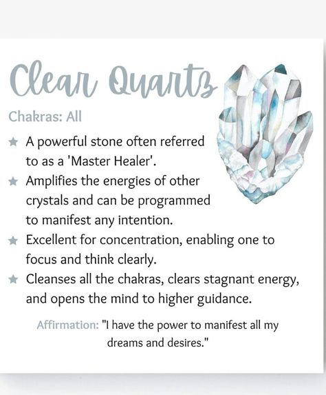 Clear Quartz Crystal Meaning, Alphabet Code, Crystals Healing Properties, Crystals Healing, Crystal Healing Stones, Crystal Meanings, Clear Quartz Crystal, Crystal Quartz, Stone Rocks