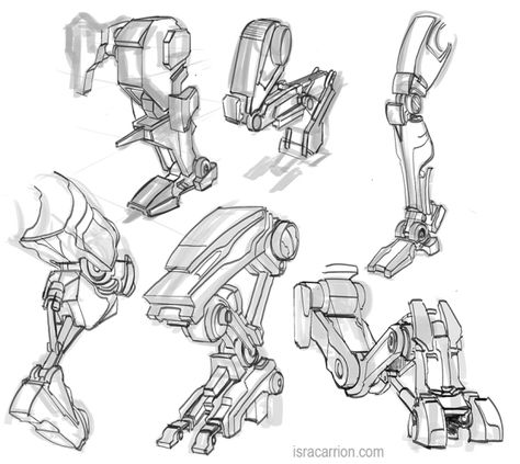 jointsweek4 Robotic Arms, Robot Design Sketch, Robot Sketch, Robot Parts, Some Sketches, Arte Robot, Arte Cyberpunk, Poses References, Robot Design