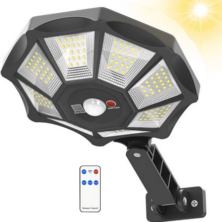 Specification: Product Name: Solar Wall Light Color: ?Black Light Color: White (6500K) Material: Plastic Control Method: ?Remote Controll Light Fixture Form: Floodlight Lighting Method: ?Adjustable (3 Modes) Indoor/Outdoor Usage: ?Outdoor Power Source: Solar Powered Battery Capacity: 2400mAh Charging Time: 6 ~ 8hrs (Taking summer sunshine intensity as an example) Working Time: 6 ~ 10hrs Water Resistance Level: IP65 ?Waterproof Product Dimensions: 33.8 x 20 x 5cm / 13.3 x 7.87 x 1.97in Special Fe Solar Lights Ideas Outdoor, Solar Lights For Garden, Yard Path, Sensor Lights Outdoor, Solar Energy Kits, Solar Outdoor Lights, Lights For Garden, Solar Tubes, Motion Sensor Lights Outdoor