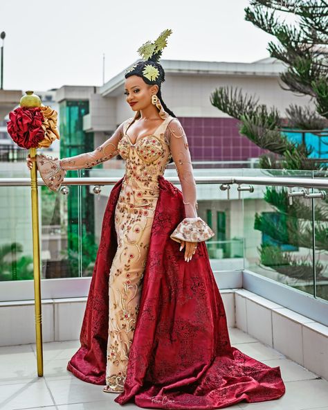 Efik Bride, Groom Collection, Nigerian Traditional Dresses, Nigerian Wedding Dresses Traditional, Gorgeous Wedding Dress Princesses, Nigerian Traditional Wedding, Traditional Engagement, African Traditional Wedding Dress, Bride Attire