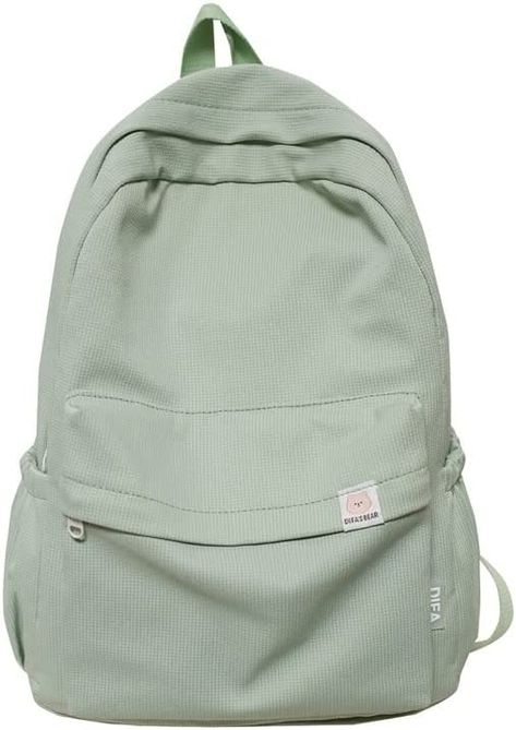 Amazon.com: CHERSE Kawaii backpack aesthetic school backpack Aesthetic School Supplies Korean for Teen Girls Mochila (sage green) : Clothing, Shoes & Jewelry Aesthetic School Supplies, Aesthetic Backpack, Aesthetic School, Kawaii Backpack, Green Backpacks, Girl Backpacks School, Colorful Backpacks, Unisex Backpack, Backpack For Teens