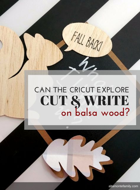 Can The Cricut Explore Air Cut And Write On Balsa Wood? Free Calligraphy Fonts, Wood Projects For Kids, Cricut Air, Cricut Expression, Projets Cricut, Balsa Wood, Easy Wood Projects, Cricut Explore Air 2, Hand Lettering Tutorial