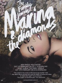 Celebrity Skin, Tour Poster, Music Poster Design, Dorm Posters, Marina And The Diamonds, Poster Room, Family Jewels, Cute Poster, Vintage Poster Art