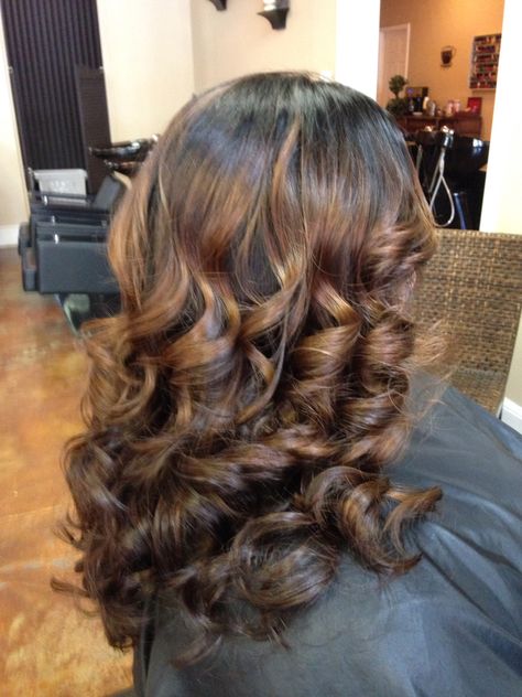 Ombré for autumn. #hairbyashley #allaboutyoudayspa #ombre #bighairdontcare Curly Hair Braids, Personal Things, High Hair, Bouffant Hair, Big Hair Dont Care, Curls For Long Hair, Hairstyles For Layered Hair, Beautiful Curls, Long Layered Hair