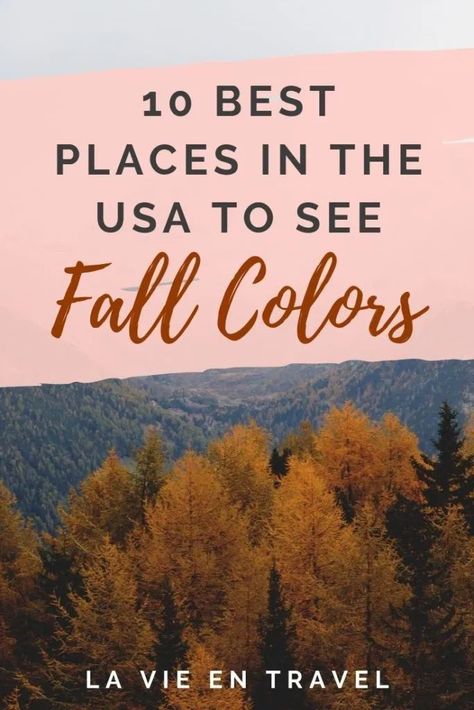 Holiday Travel - Fall vacation - Best Places to See Fall Colors in USA - Plan your autumn vacation and add these amazing fall destinations to your list to see the fall colors! #autumn #fall #holiday #travel Cheap Travel Usa, Usa Vacations, Fall Destinations, Usa Bucket List, Fall Vacation, Arizona Road Trip, Hot Air Balloon Festival, Fall Vacations, National Park Road Trip