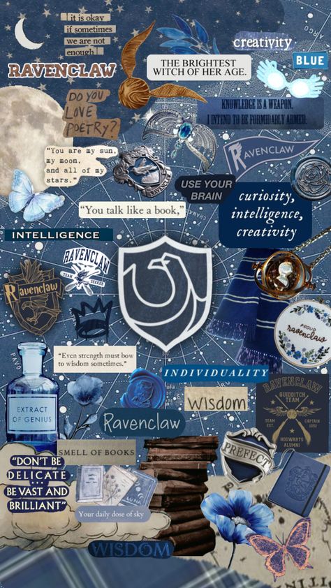 #ravenclaw 💙🦅🤎#aesthetic #blue #blueandsilver #blueandbronze #harrypotter #ravenclawaesthetic #hp #harrypotteraesthetic #hogwarts #space #books #lunalovegood #hogwartshouse #wizardingworld Raven Claw Aesthetic, Claw Aesthetic, Raven Claw, Ravenclaw Aesthetic, Space Books, Aesthetic Blue, Ravenclaw, Your Aesthetic, Hogwarts