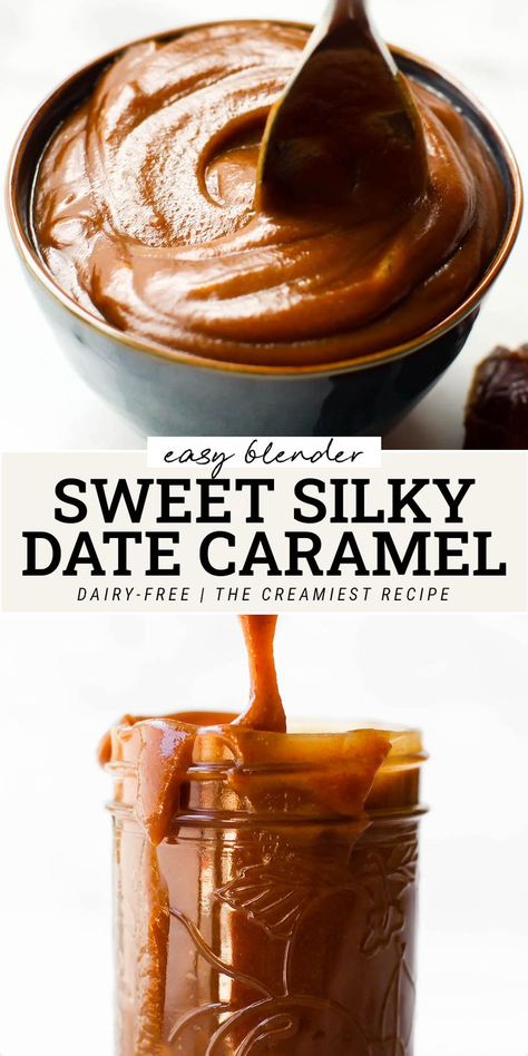 Vegan Date Caramel Sauce, Vegan Caramel Sauce Dates, Dates Caramel Sauce, Date Caramel Recipe, Healthy Caramel Sauce, Date Caramel Sauce, Date Sauce, Vegan Caramel Sauce, Healthy Caramel