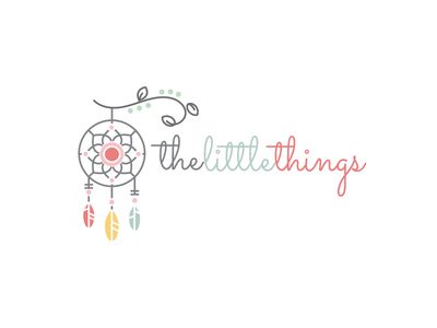 The little things Art And Craft Logo Design, Crafts Logo Design, Dreamcatcher Logo, Diy Art Projects Canvas, Handmade Logo Design, Crafter Logo, Machine Logo, Sewing Logo, Make Your Own Logo