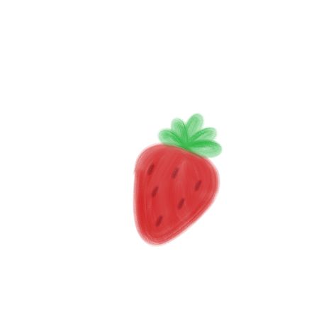 Tiny Strawberry Drawing, Strawberry Widget Icons, Strawberry Drawing Simple, Doodle Widgets, Fresa Dibujo, Strawberry Doodle, Strawberry Logo, Sea Creatures Drawing, Strawberry Drawing